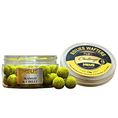 Boilies Wafters Challenge Mango - Chilli 18 mm