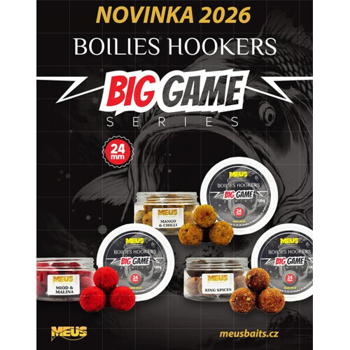 BIG GAME – Hook Boilies Mango - Chilli 24 mm