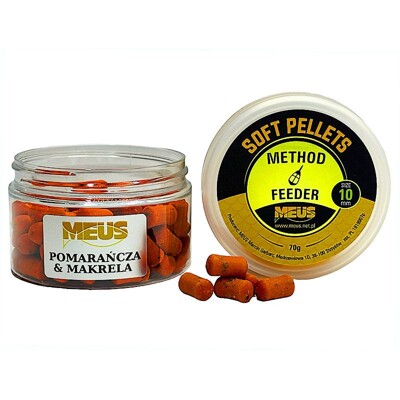 Soft Pellets Pomeranč - Makrela 10 mm