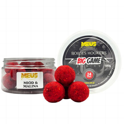 BIG GAME – Hook Boilies Med - Malina 24 mm