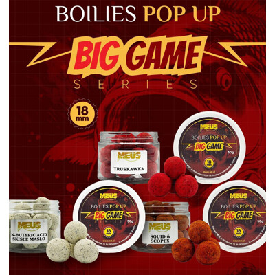 BIG GAME Boilies Pop Up Kukuřice 18 mm