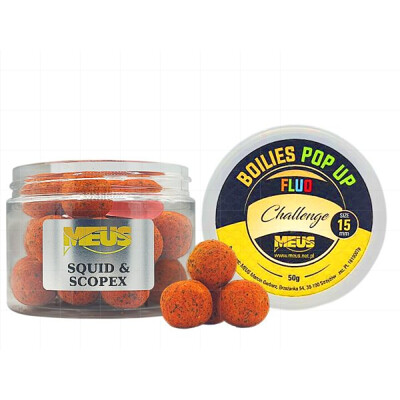 Challenge Fluo Pop Up 15 mm Squid - Scopex
