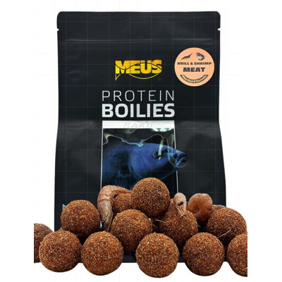 Boilies Challenge Hard Krill - Shrimp Meat 20 mm (maso z krilu a krevet)