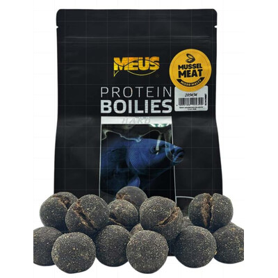 Boilies Challenge Hard Mussel meal 24 mm (maso ze slávek)
